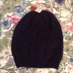 Navy Blue Knit Beanie